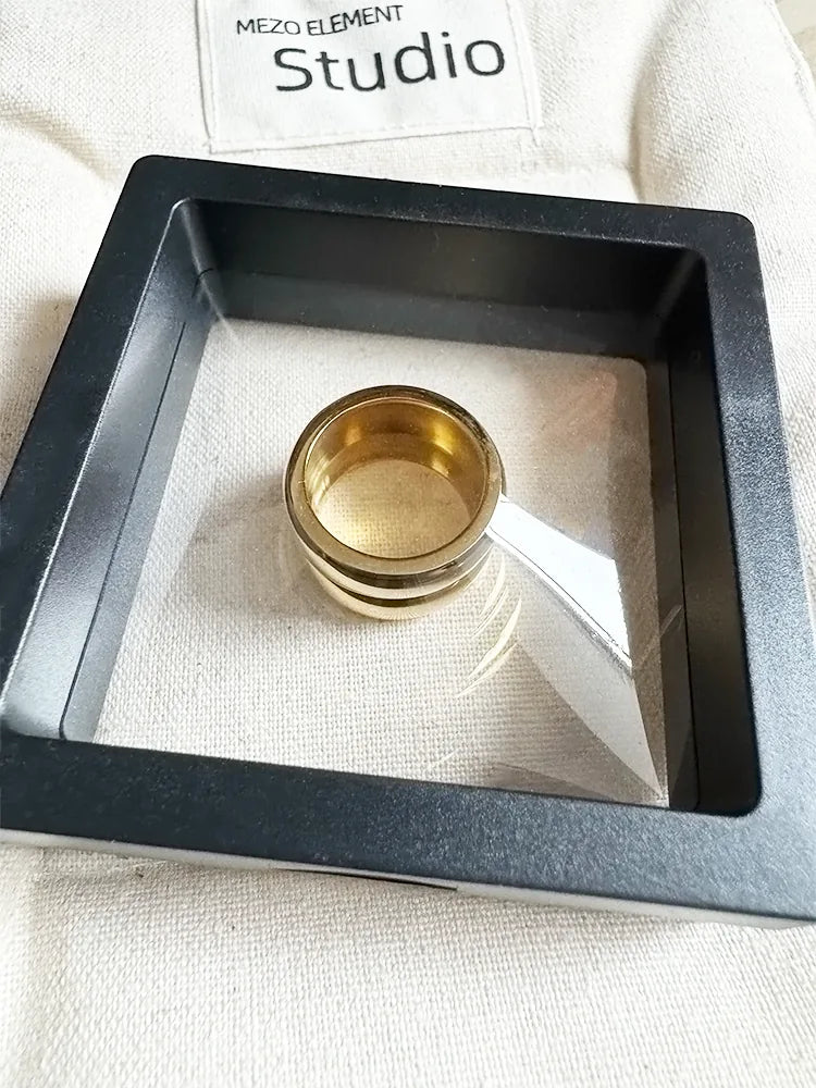 80s-Inspired Gold-Tone Mystery Jewelry Box - 3 Pairs of Earrings, 3 Rings, 2 Bracelets & 1 Necklace