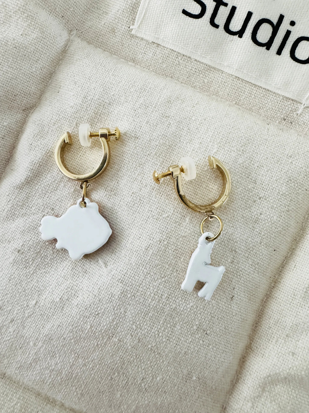 Cute Cartoon Fish Clip-On Earrings