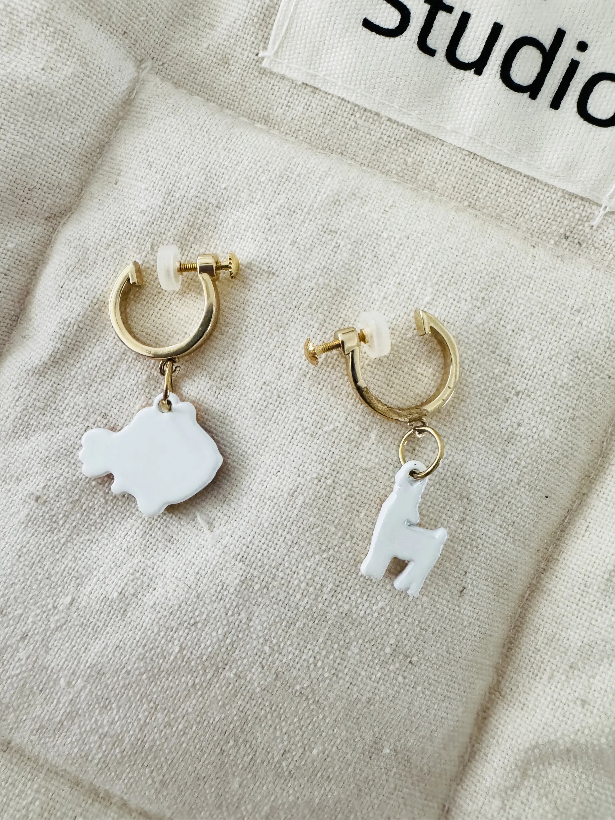 Cute Cartoon Fish Clip-On Earrings