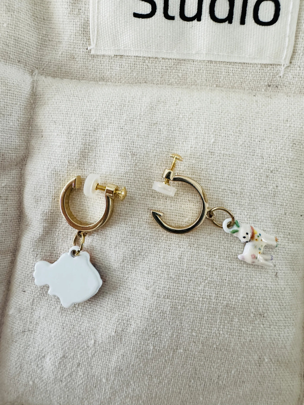 Cute Cartoon Fish Clip-On Earrings