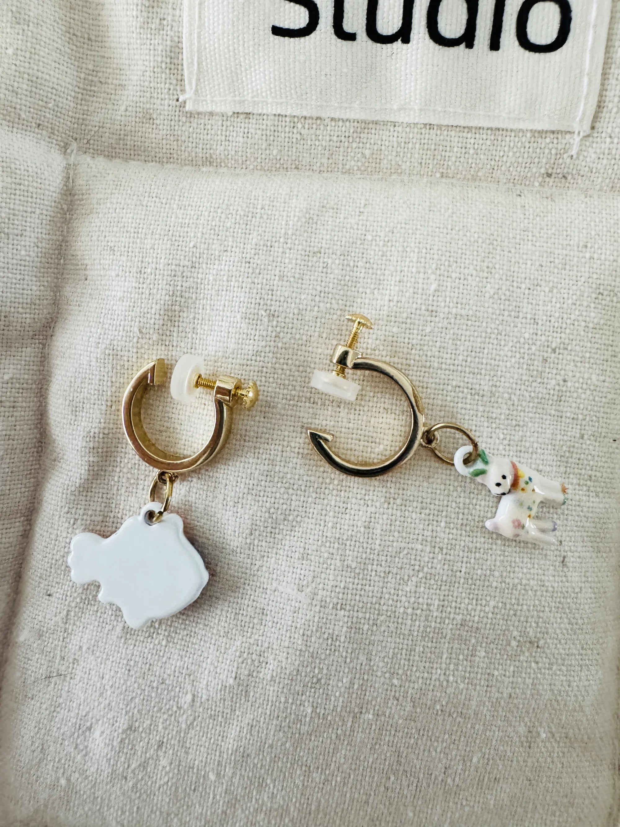 Cute Cartoon Fish Clip-On Earrings