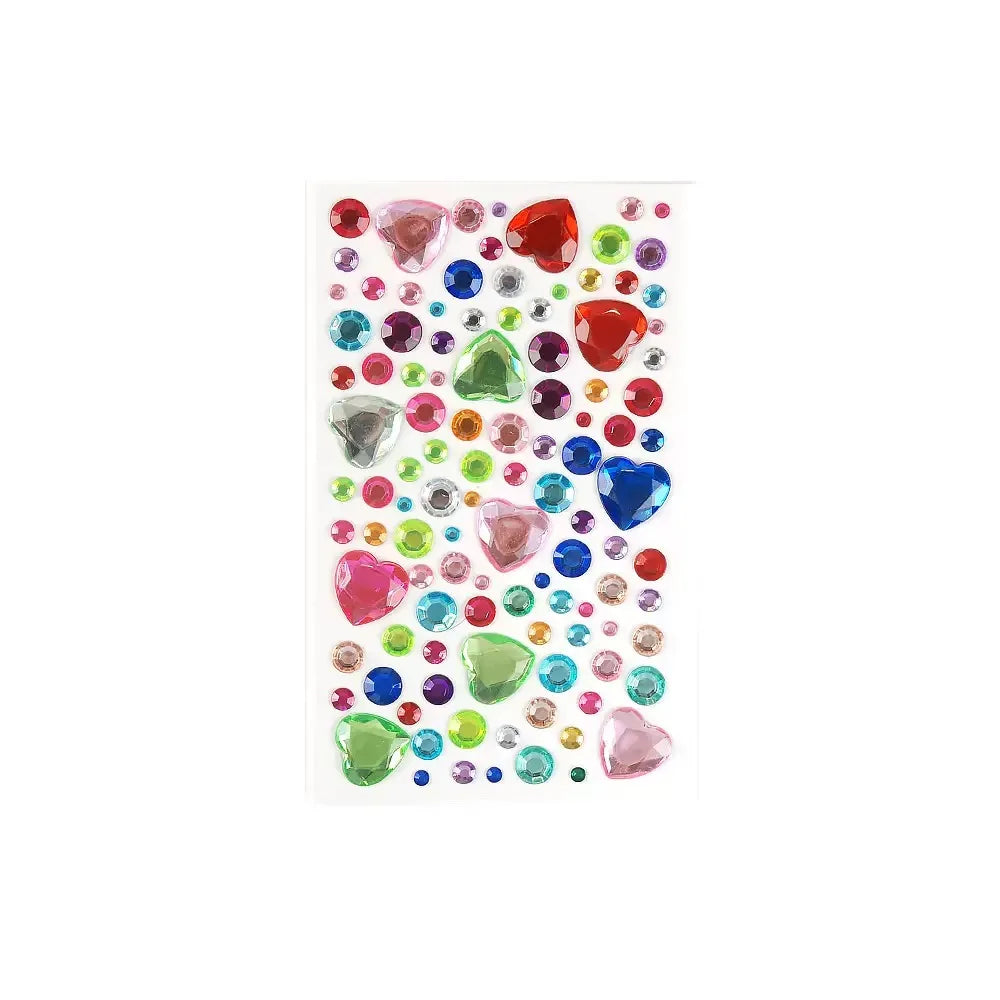 Bedazzling Heart DIY Rhinestone Stickers