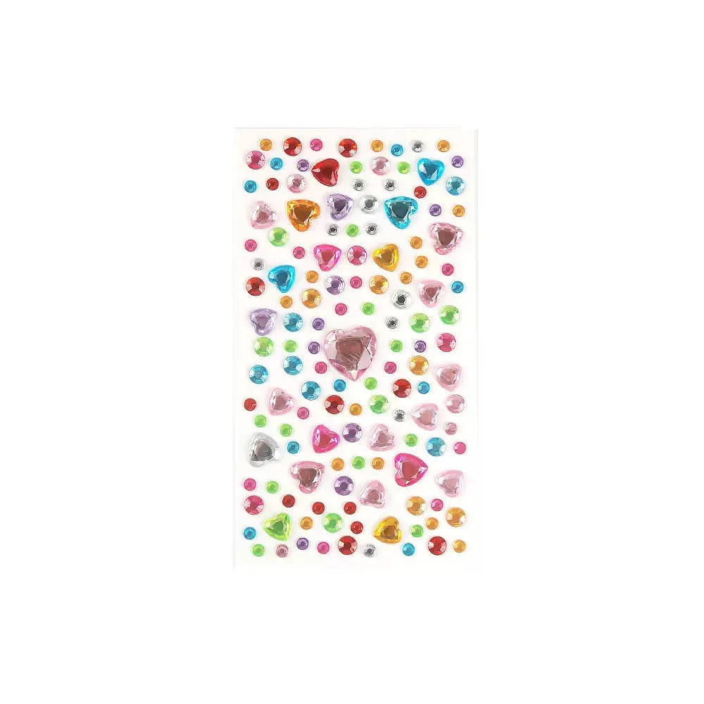 Bedazzling Heart DIY Rhinestone Stickers