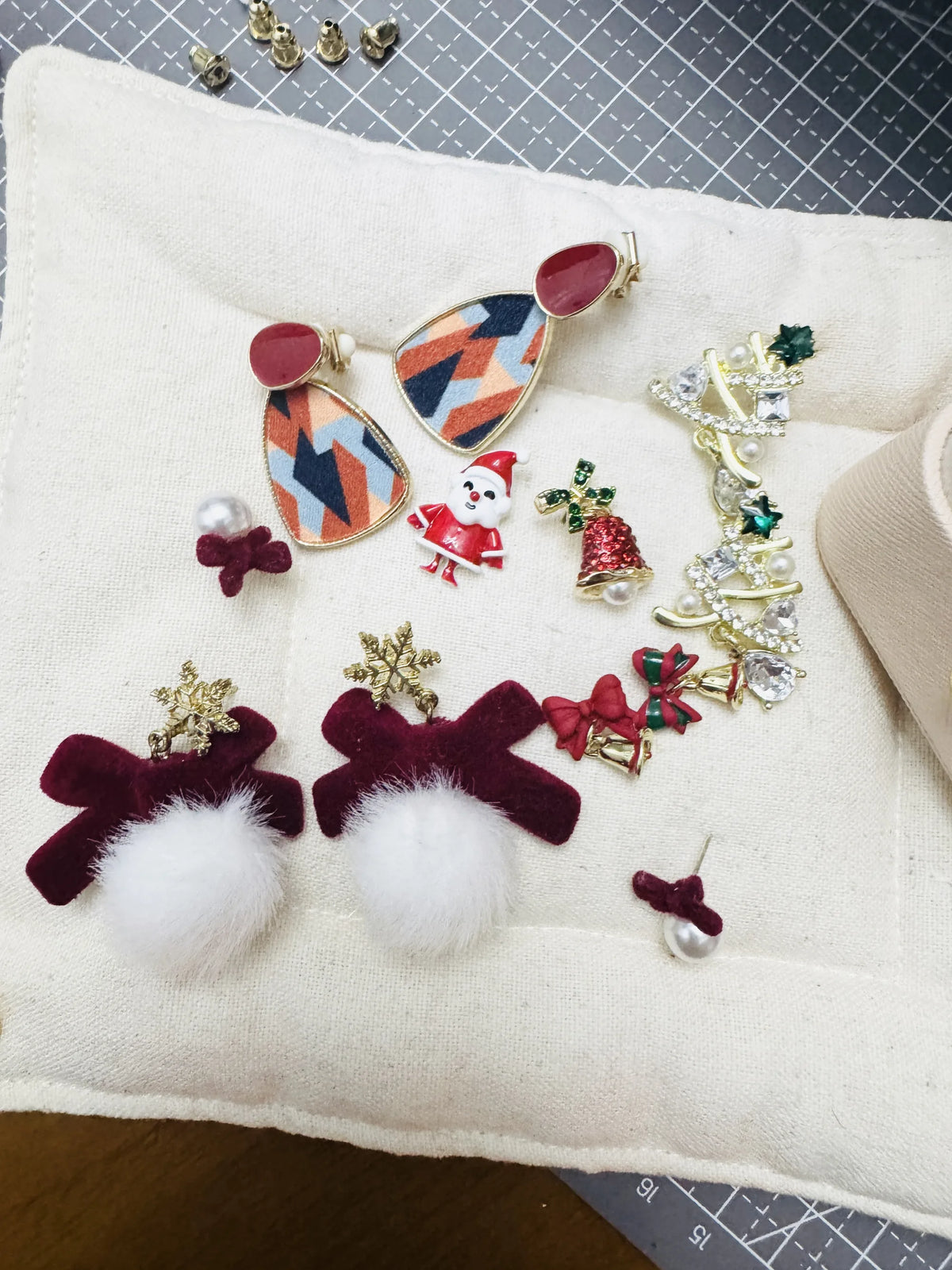 Christmas Party Earring Set – 6 Pairs