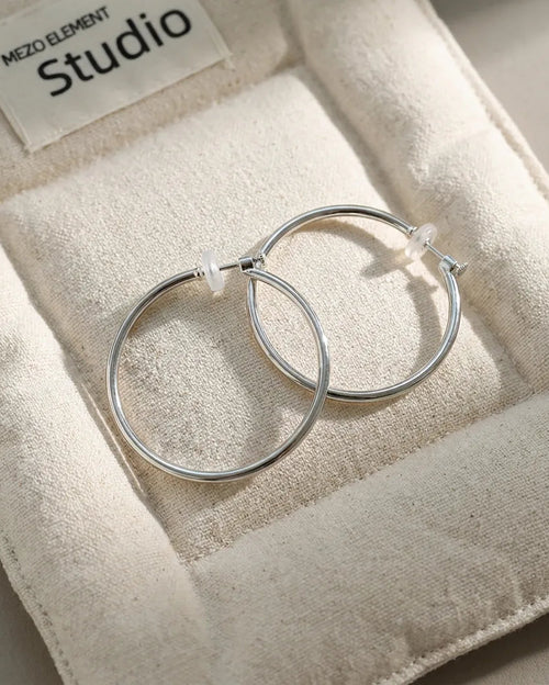 Adjustable Spiral Clip-On Hoop Earrings