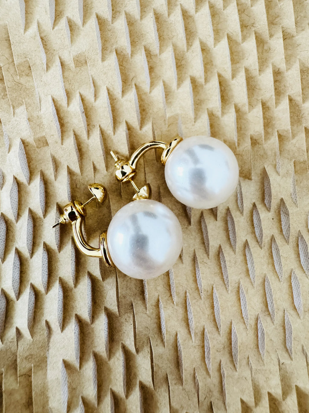Faux Pearl Earrings