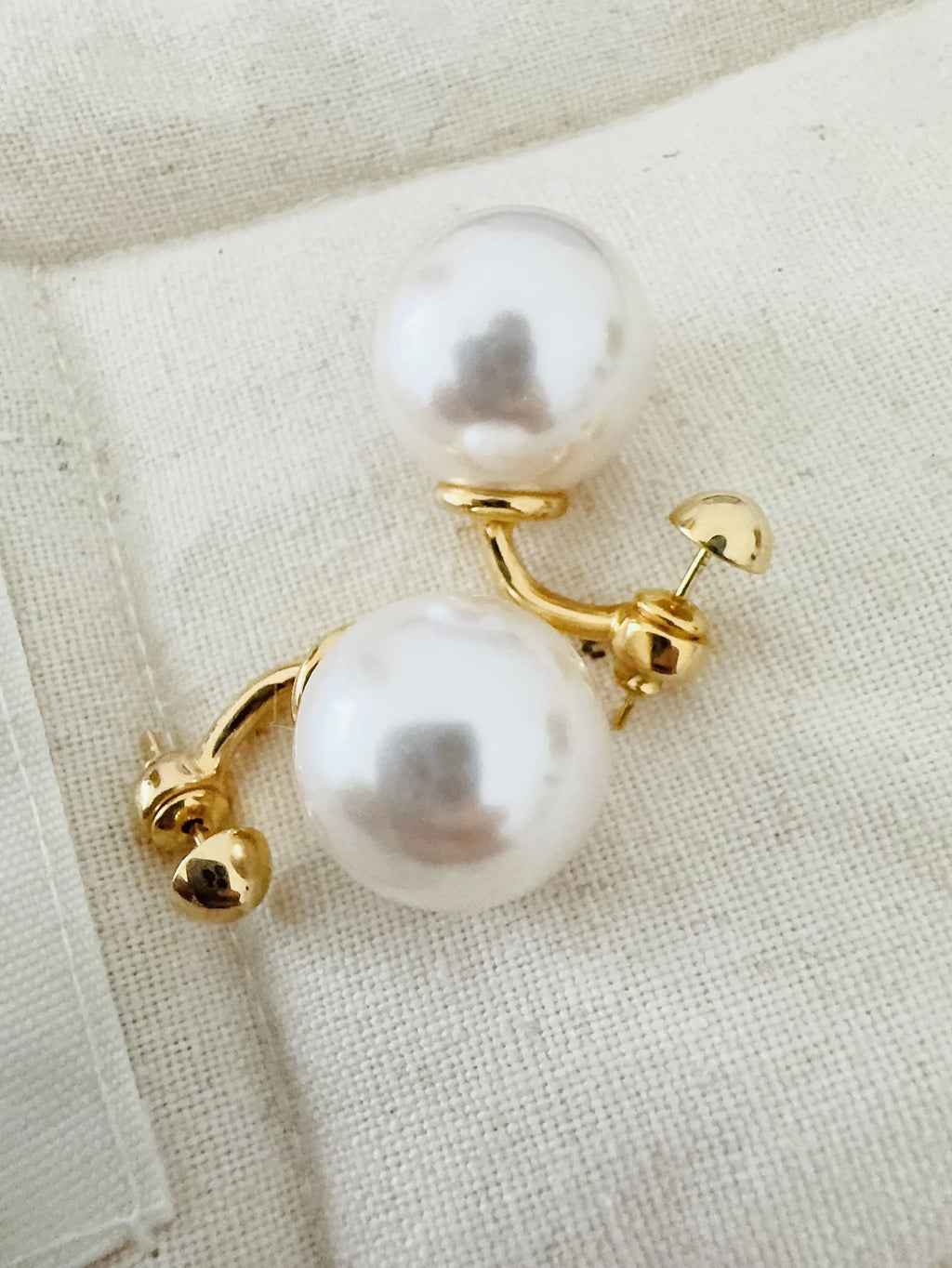 Faux Pearl Earrings