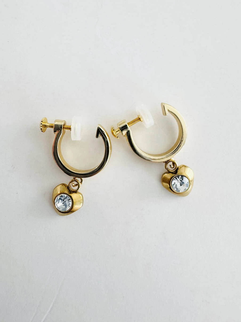 Heart-shaped Earrings Clip-on Light & Lovely Girl