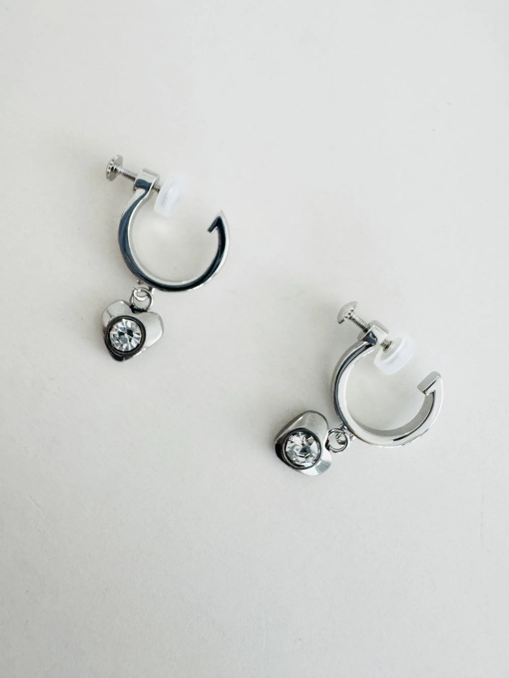 Heart-shaped Earrings Clip-on Light & Lovely Girl