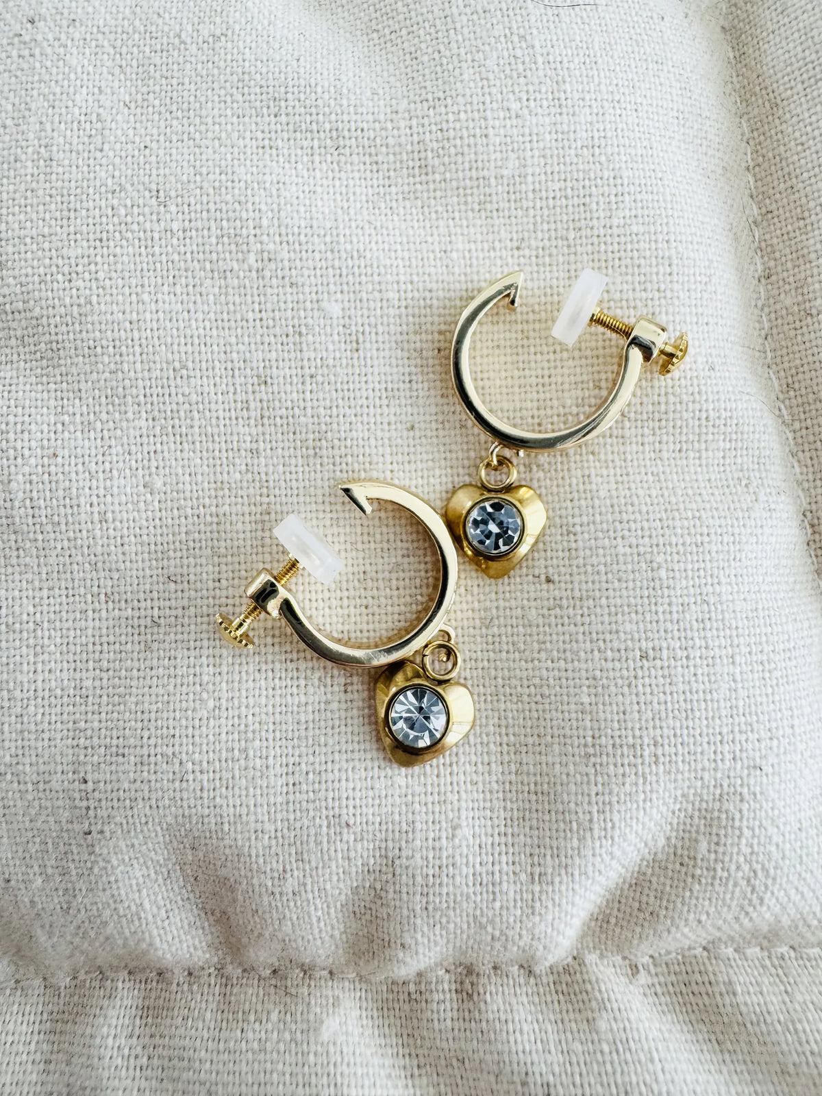 Heart-shaped Earrings Clip-on Light & Lovely Girl