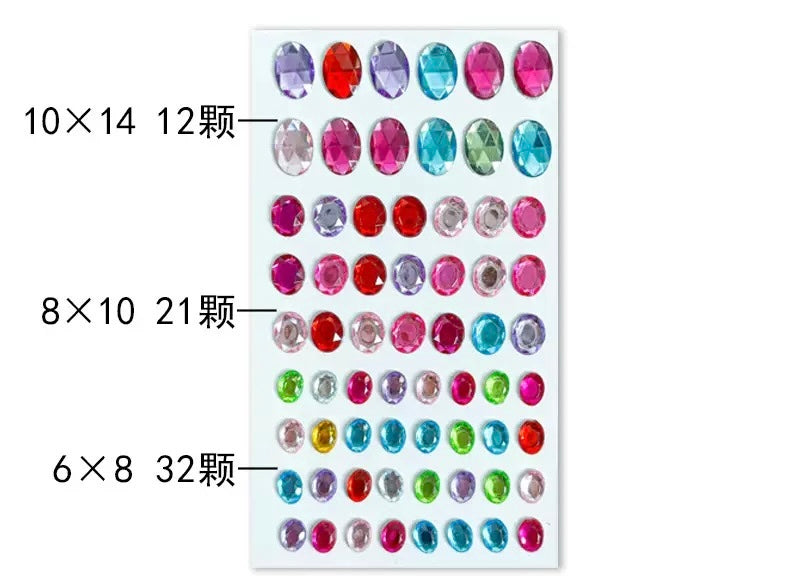 Bedazzling Heart DIY Rhinestone Stickers