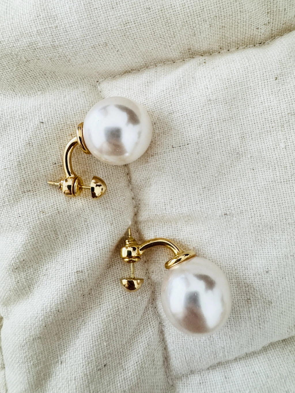 Faux Pearl Earrings